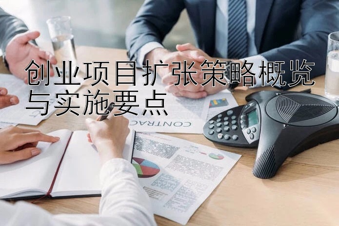 创业项目扩张策略概览与实施要点