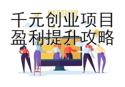 千元创业项目盈利提升攻略