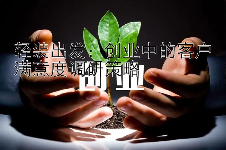 轻装出发：创业中的客户满意度调研策略