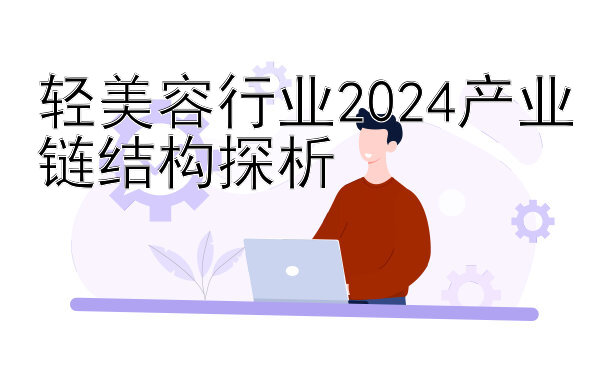 轻美容行业2024产业链结构探析